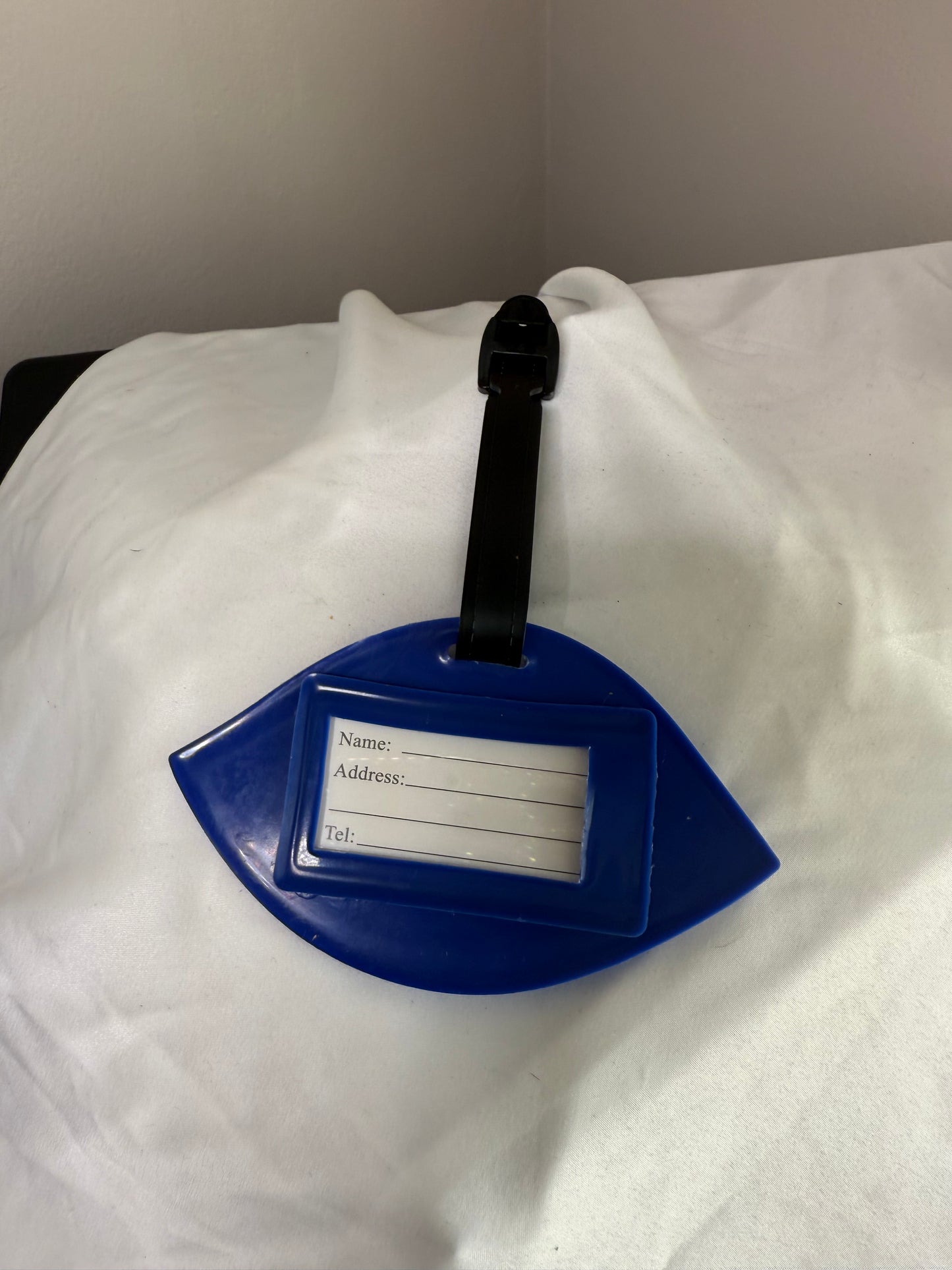 Evil eye luggage tag