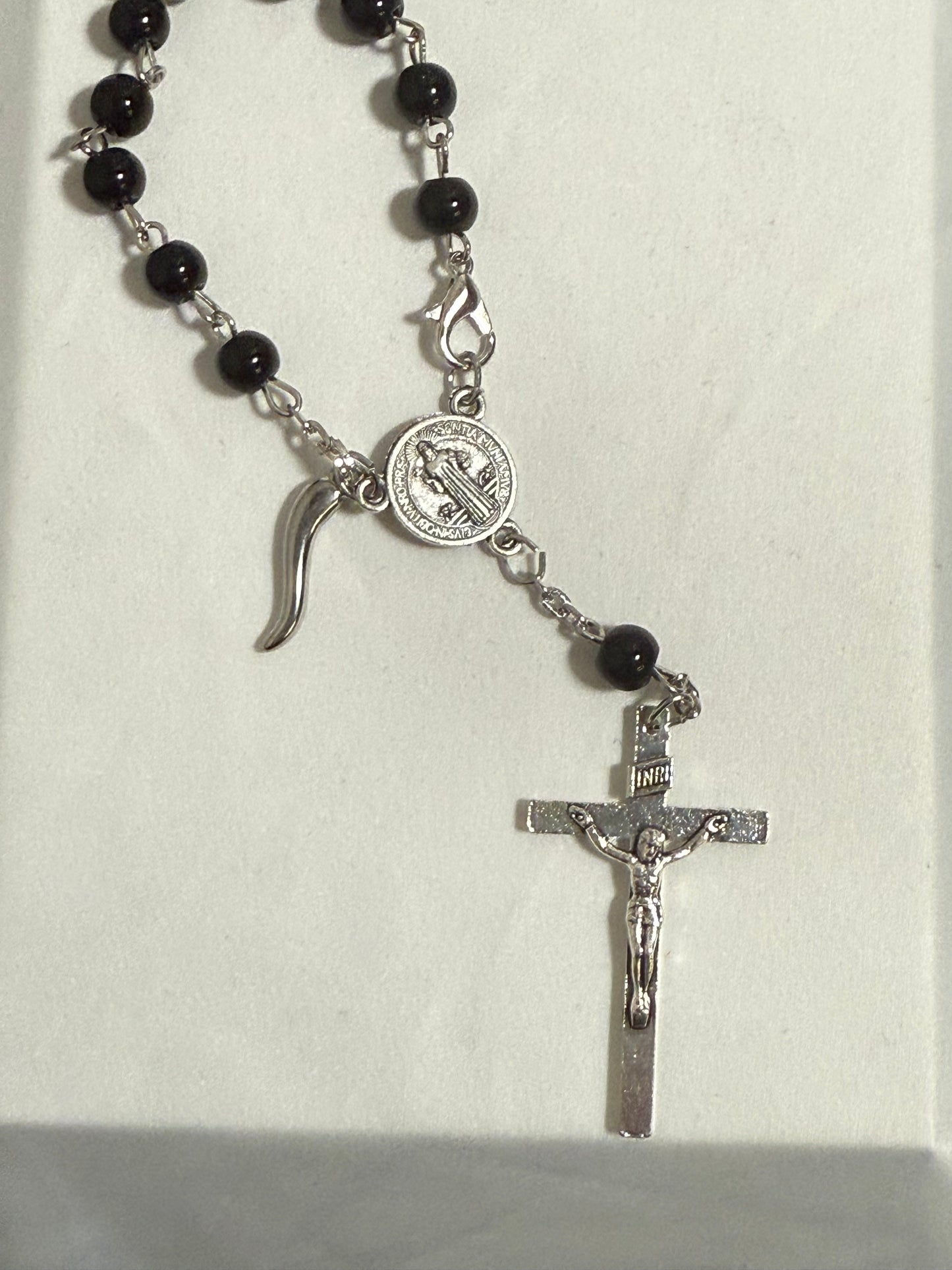 Black car rosary
