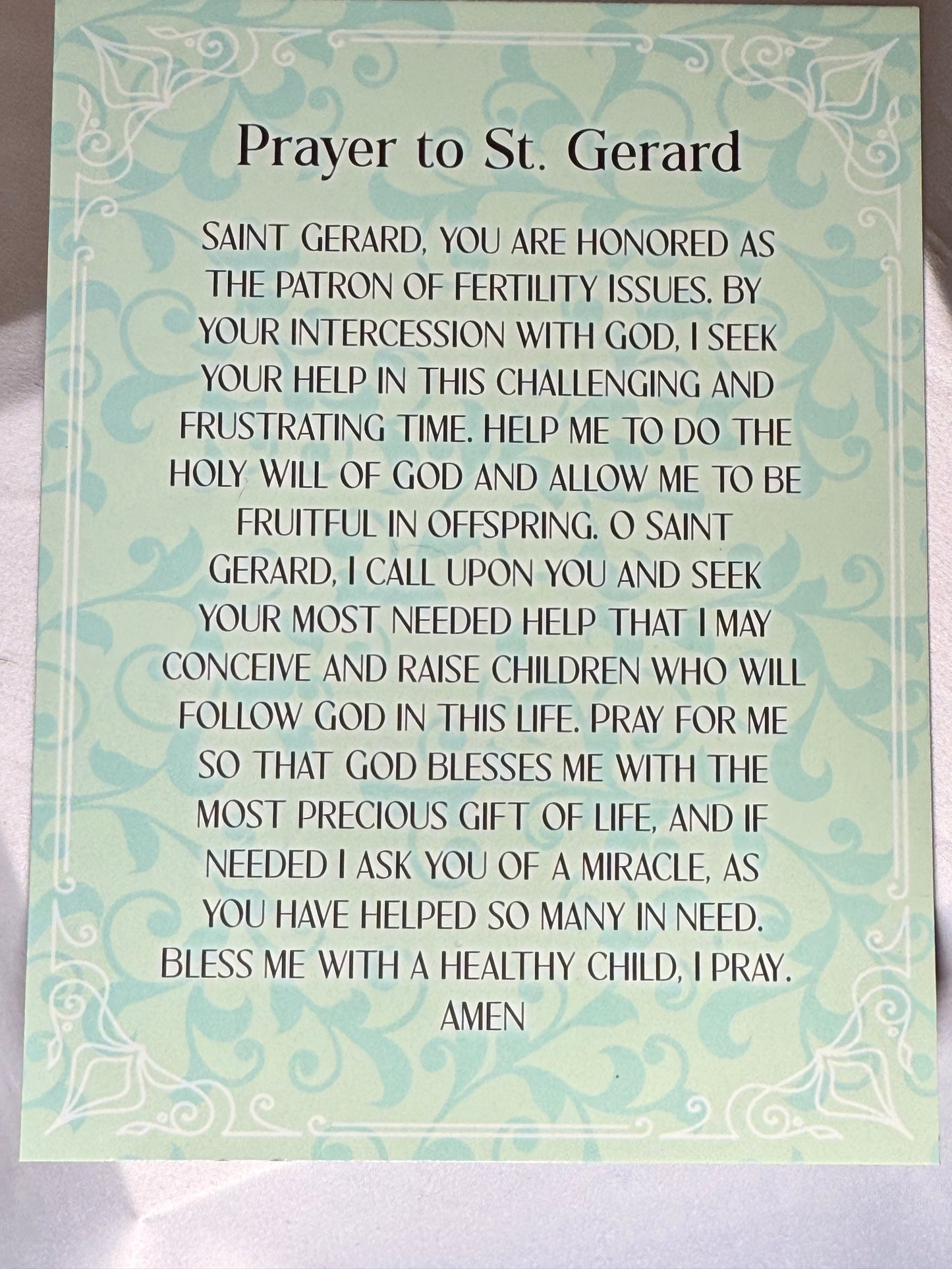 Saint Gerrard fertility blessing pin