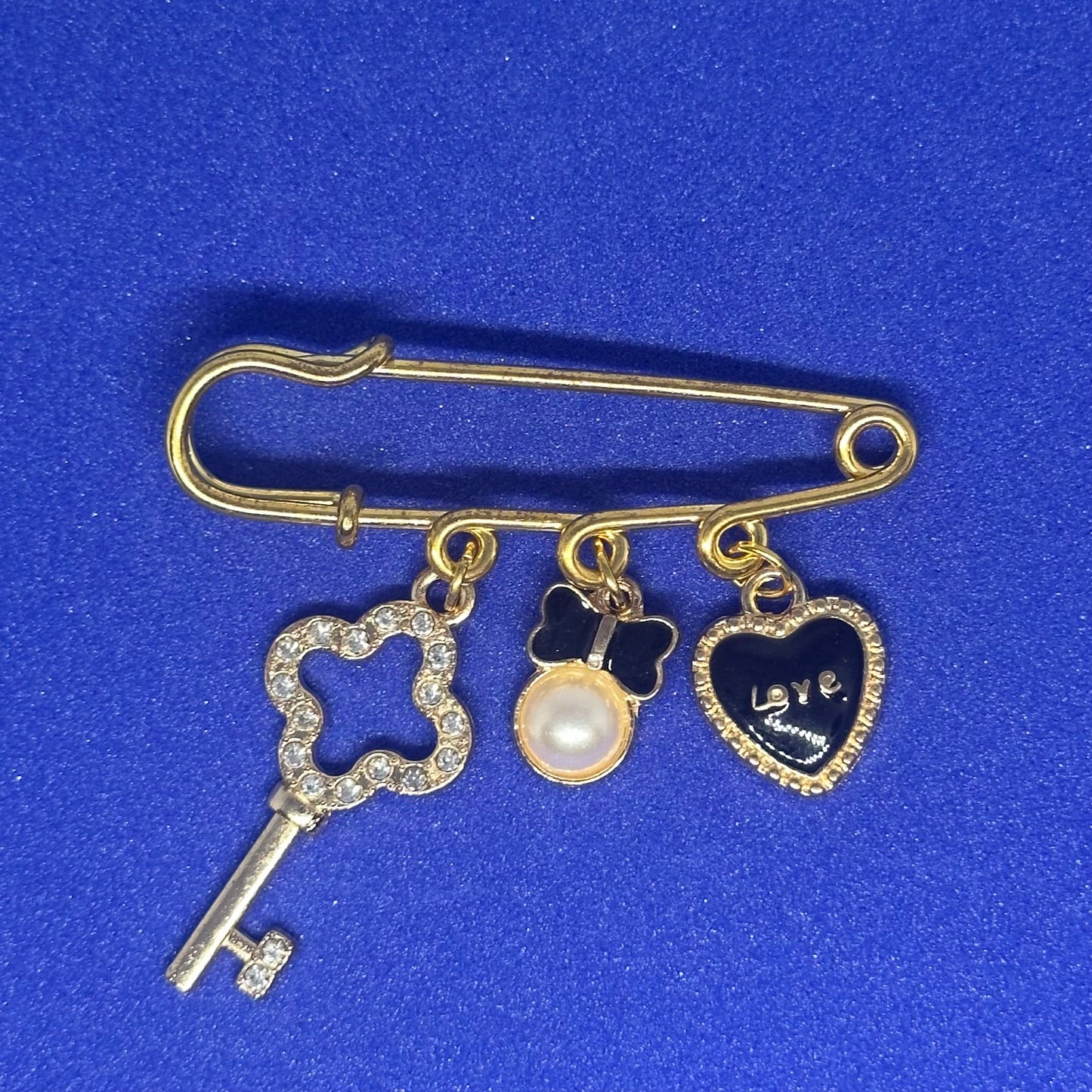 The key to your heart pin