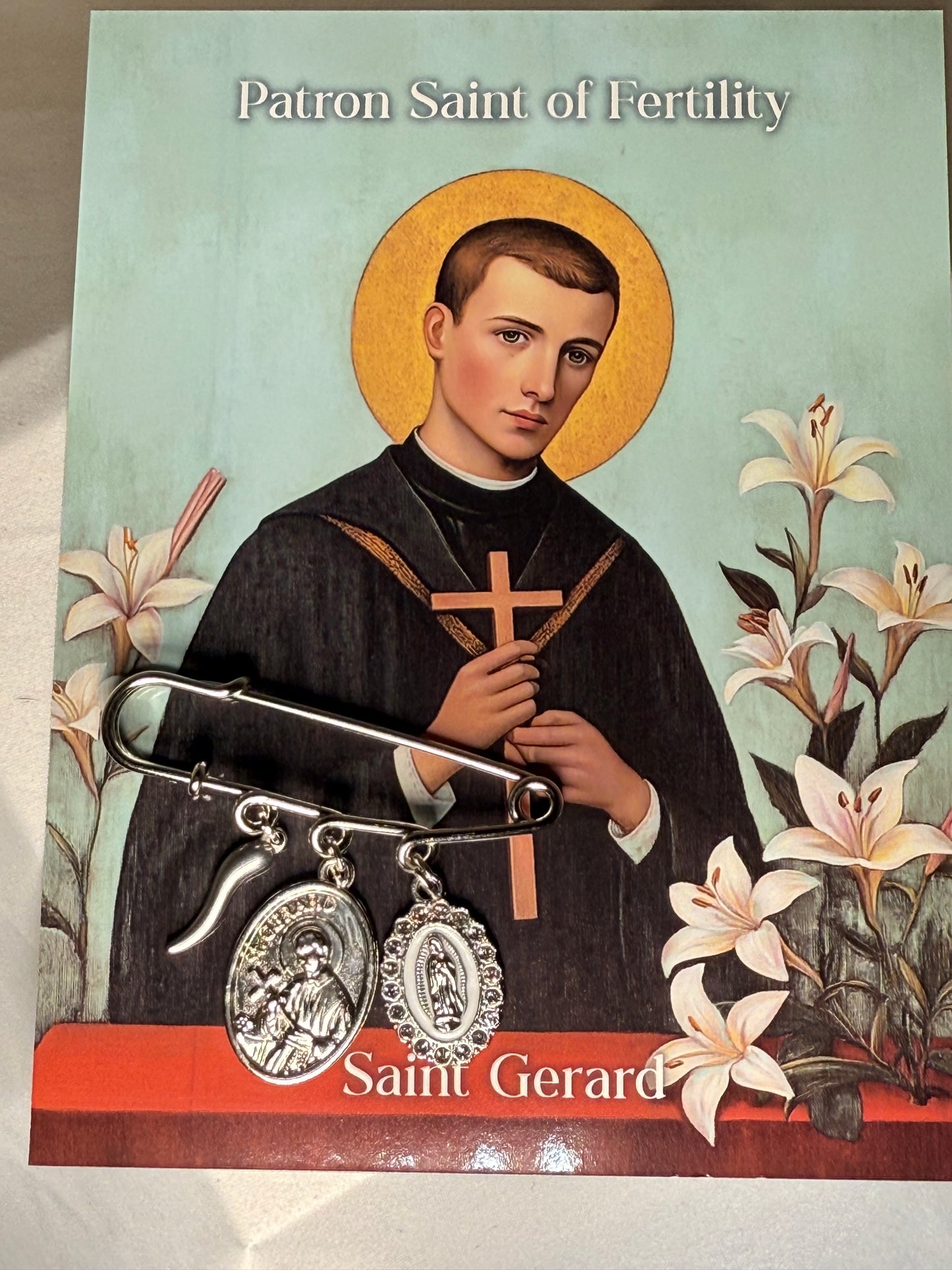 Saint Gerrard protection pin