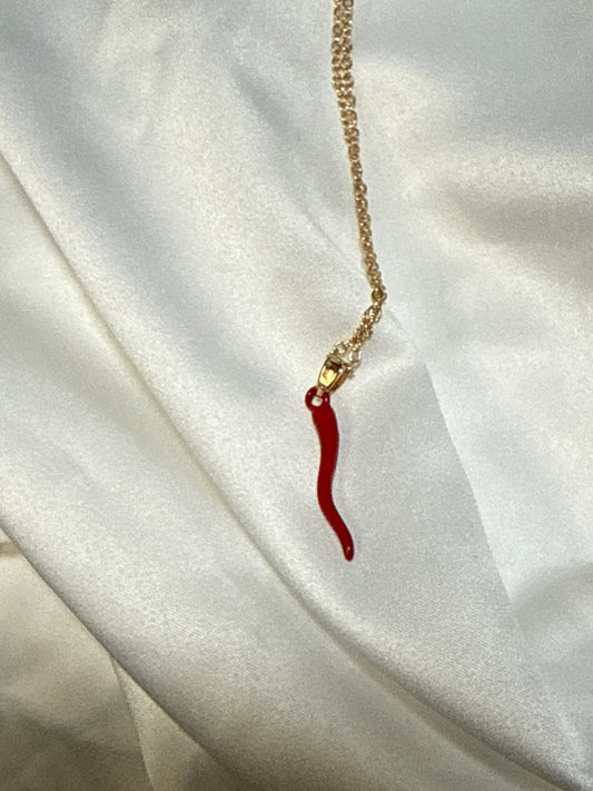 Slim Italian horn chain