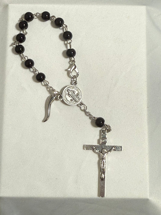Black car rosary