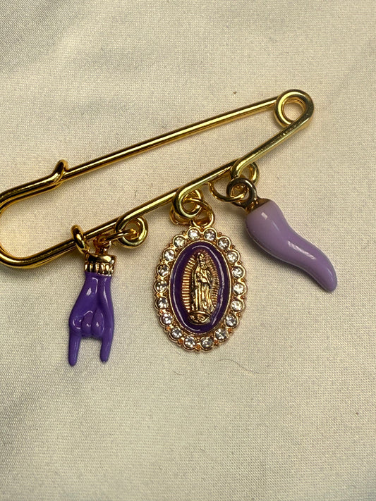 Purple protection pin