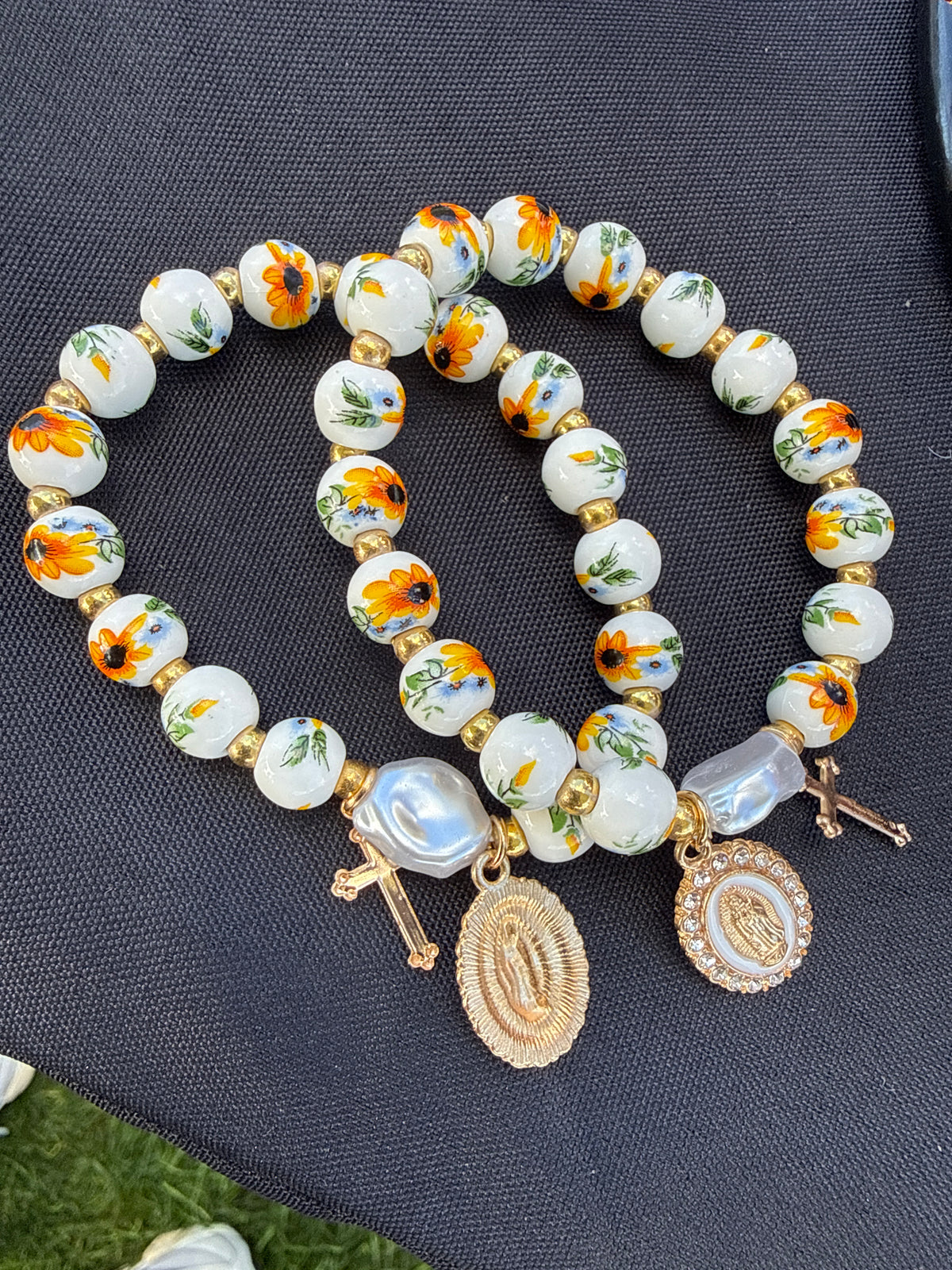 Gia sunflower 2 bracelets