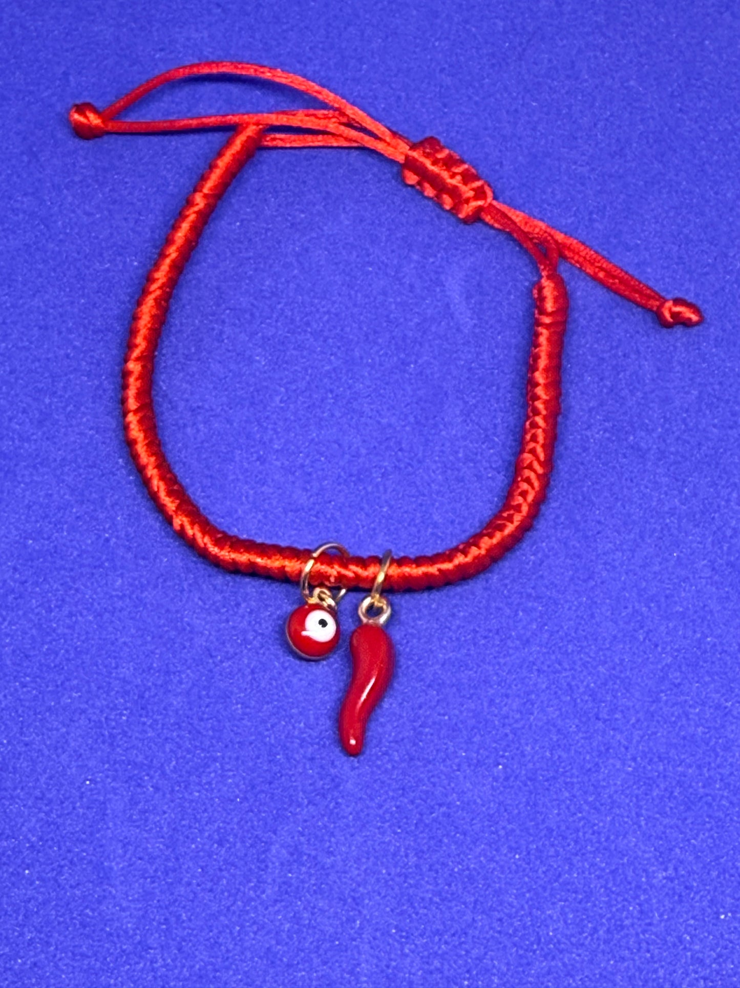 Always wear red bracelet