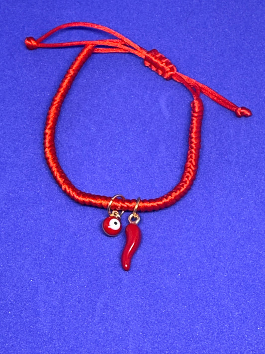 Always wear red bracelet