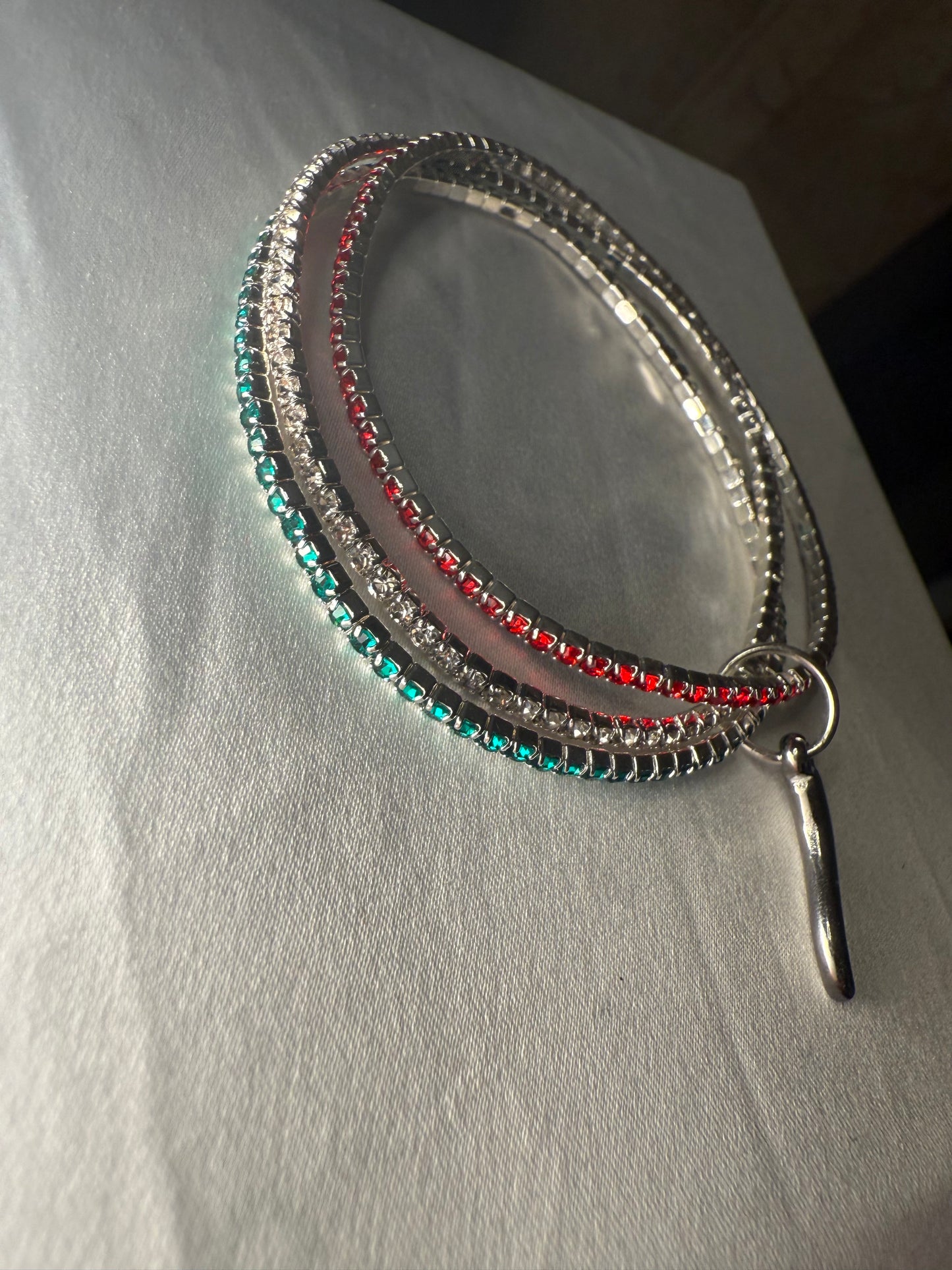 Italian silver horn mini stack