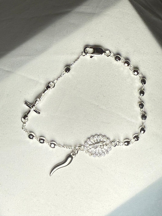 Delicate silver bracelet