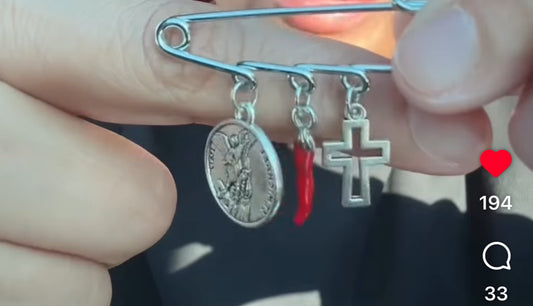 Jjs St. Michael protection car pin