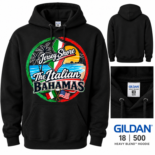 Italian Bahamas, hooded sweatshirt