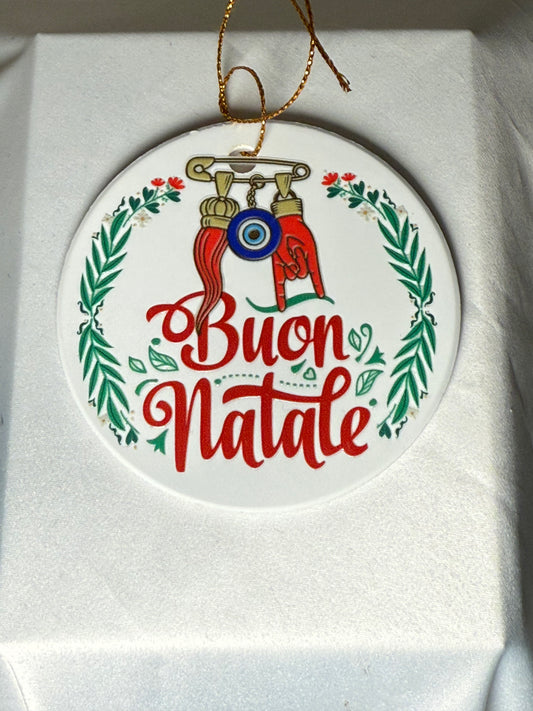 Buon Natale Christmas ornament