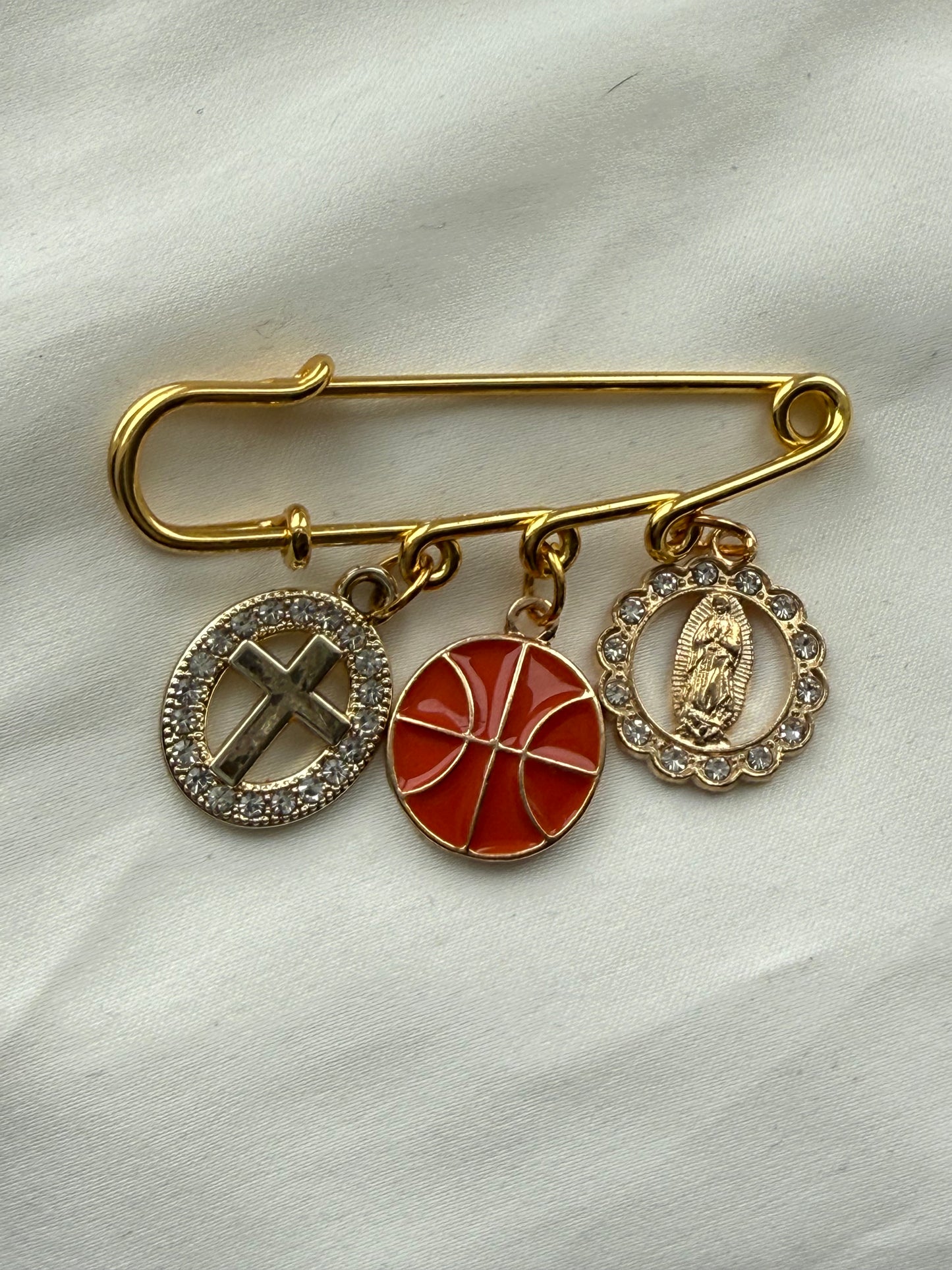 Protect your basketball player pin