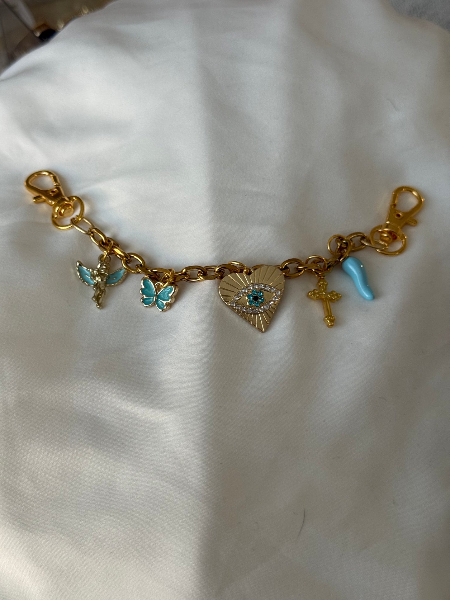 Turquoise bag chain