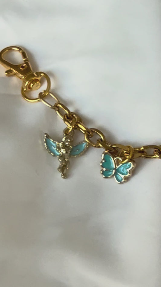 Turquoise bag chain
